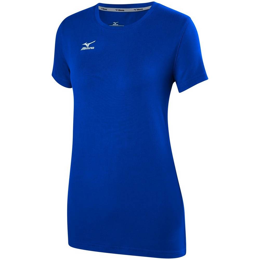 Camiseta Mizuno Voleibol Attack 2.0 - Mulher - Azul Marinho - ZXNED4273